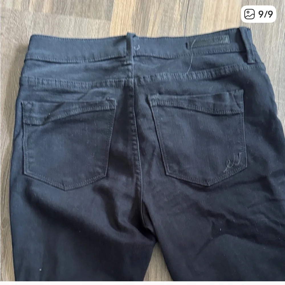 Express Black Ripped Skinny Jeans - long - Picture 7 of 7